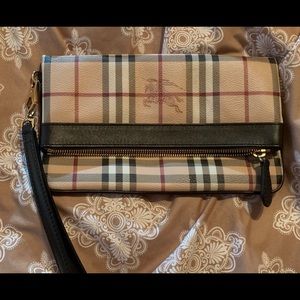 Burberry wristlet/clutch